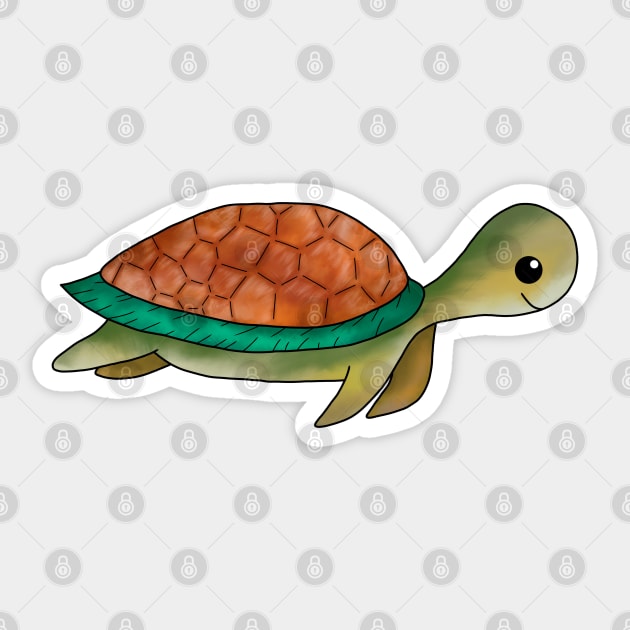 Turtle Sticker by LeighsDesigns